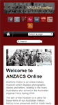 Mobile Screenshot of anzacsonline.net.au